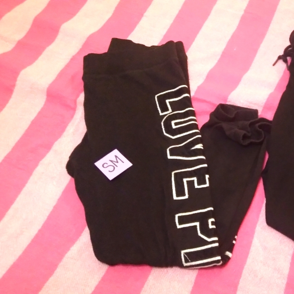 Pink sweat pants